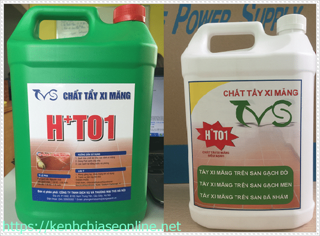 C&aacute;ch l&agrave;m sạch xi măng d&agrave;y bằng chất tẩy rửa chuy&ecirc;n dụng