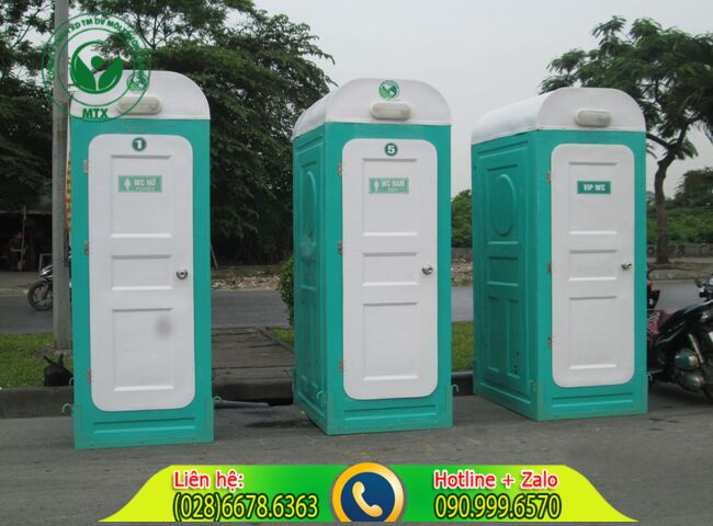 Dịch vụ cho thuê nhà vệ sinh di động xanh với mức giá tốt nhất