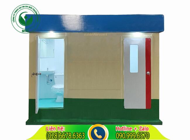 Dịch vụ cho thuê nhà vệ sinh di động xanh Môi Trường Xanh
